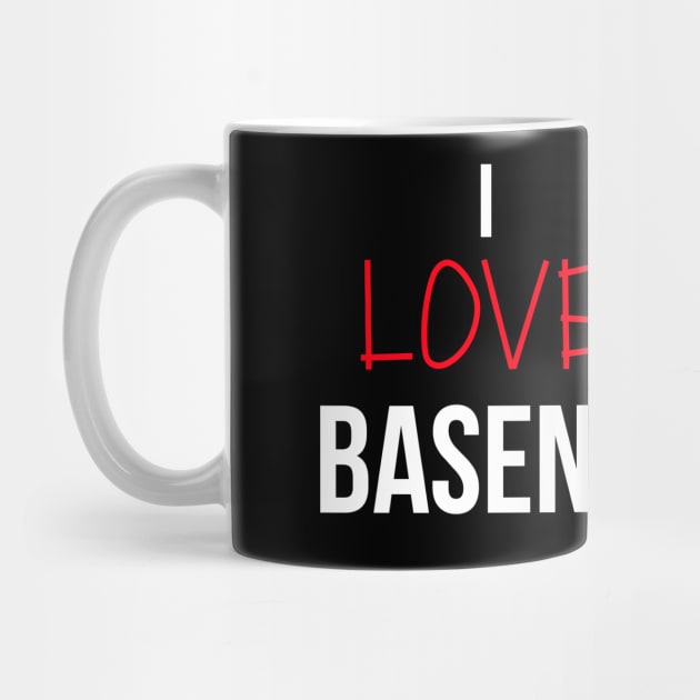 I love Basenji by Word and Saying